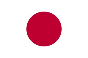 Red dot representing Japan's flag