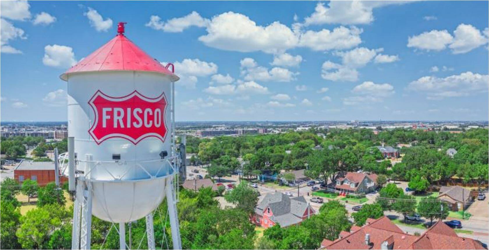 Frisco Texas water tower