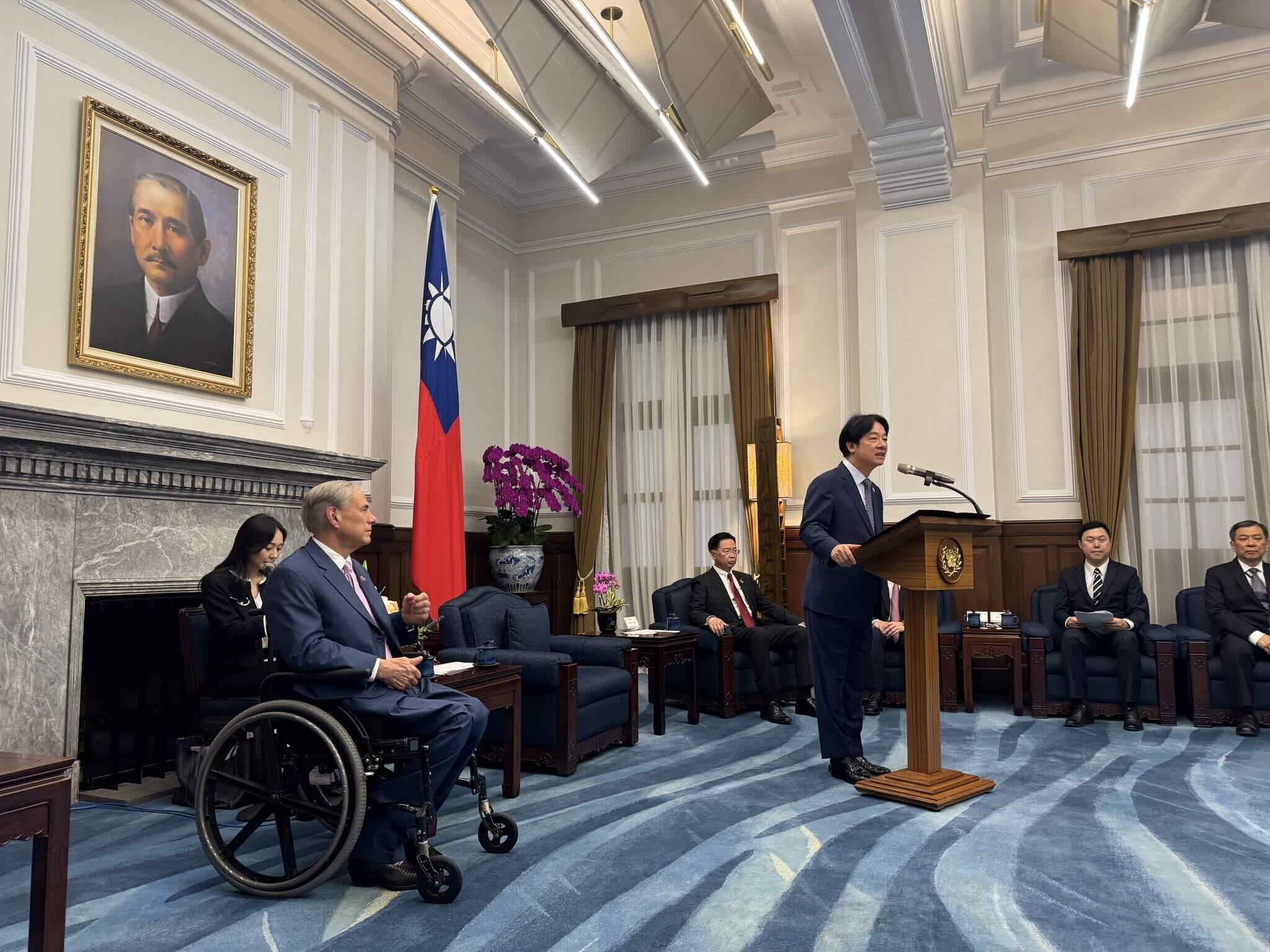 Taiwan visit with Governor Abbott