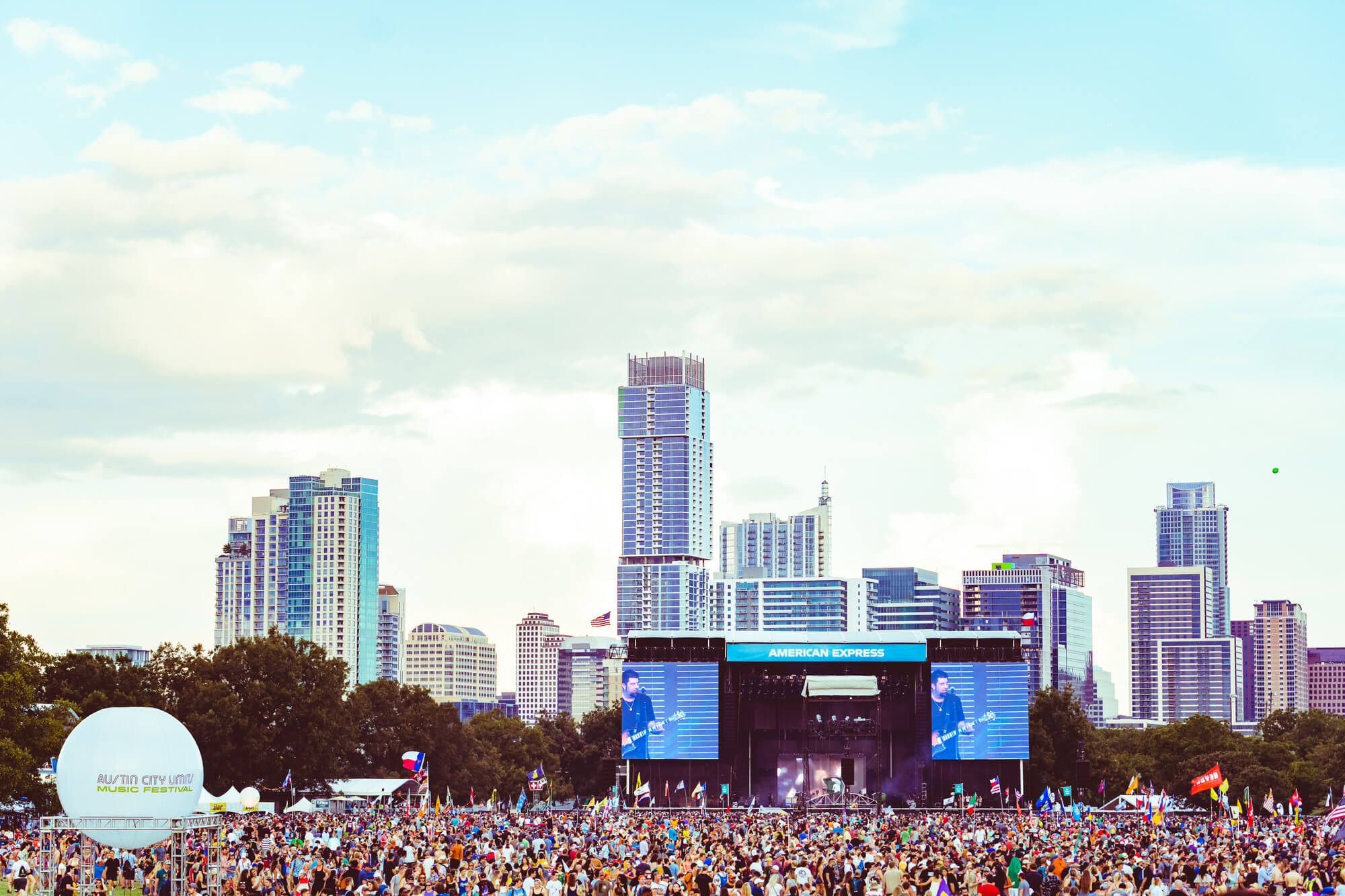 Austin City Limits is a huge music festival that drives many people to Texas