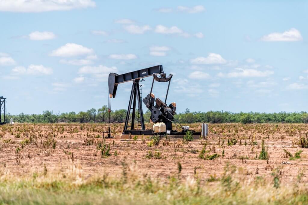 Oil production in Abilene, Texas