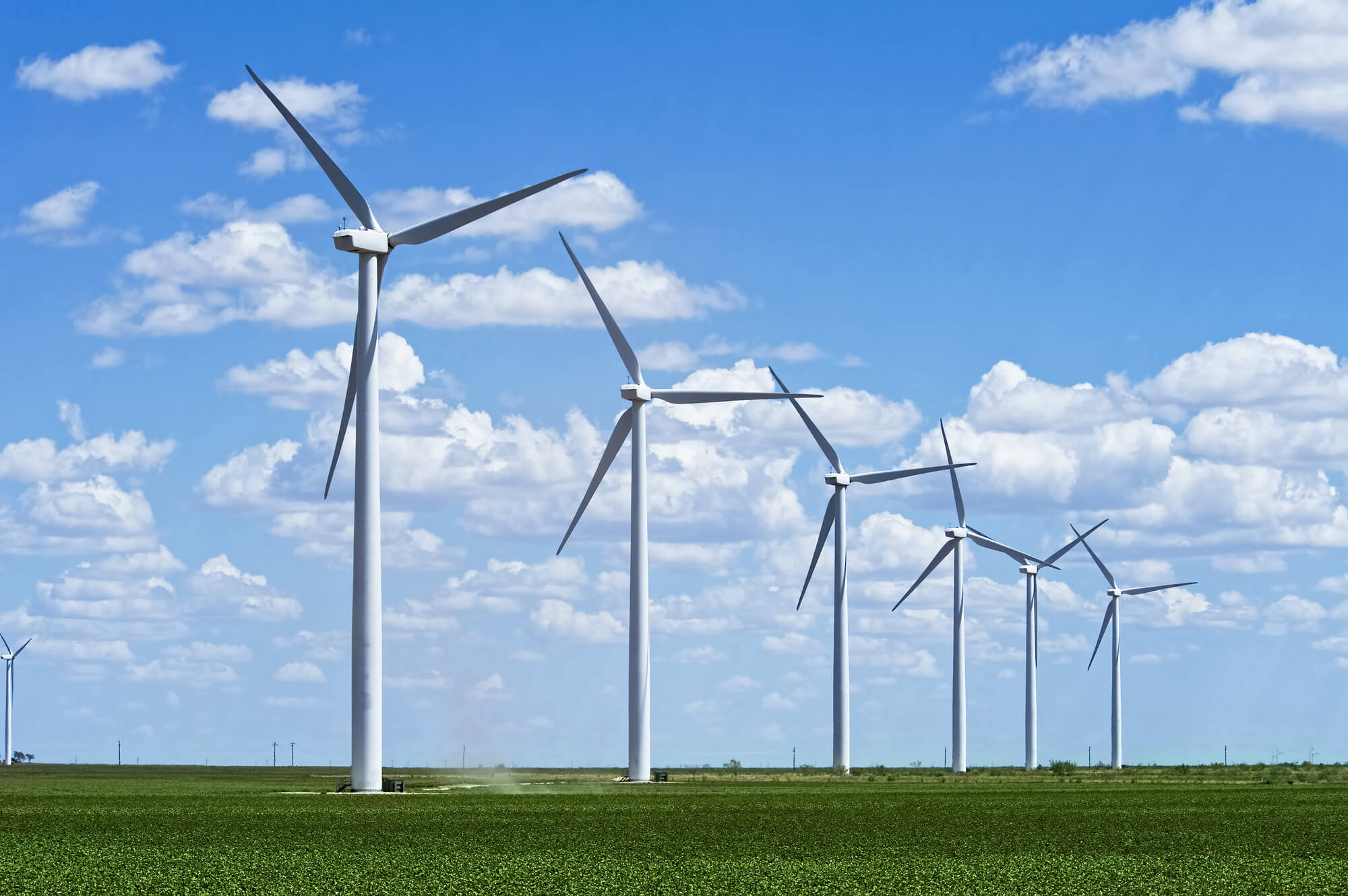 Wind farm in West Texas