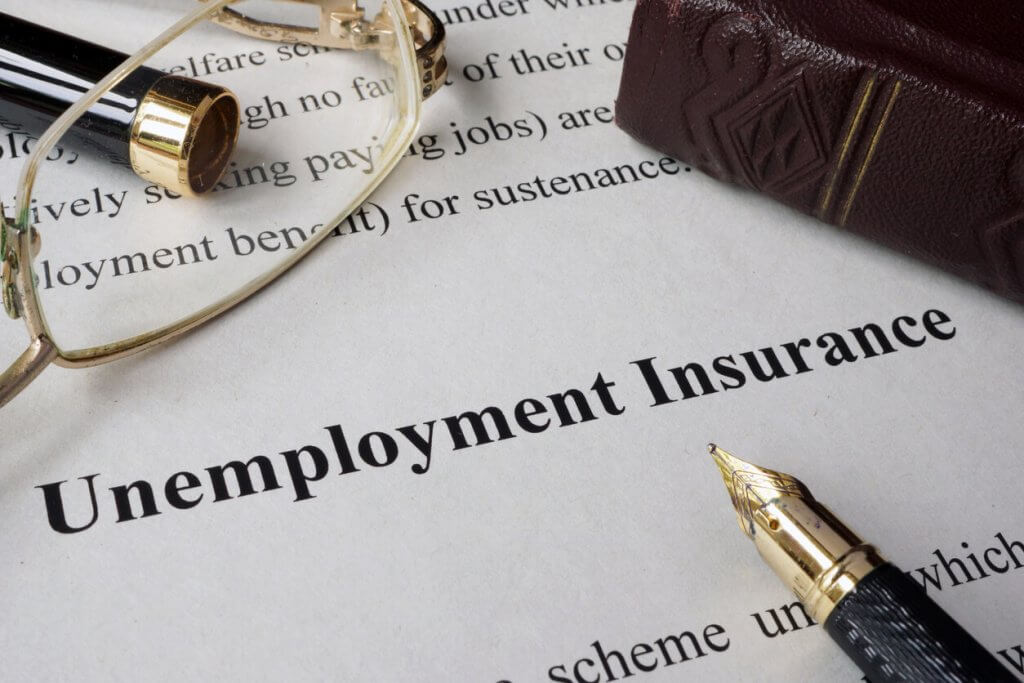 Unemployment Insurance form concept in Texas